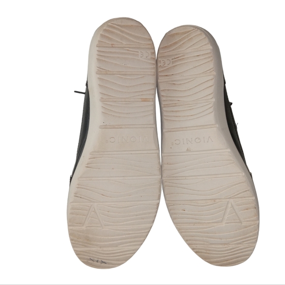 Vionic bllack Leather High-Top Sneakers - Picture 6 of 11